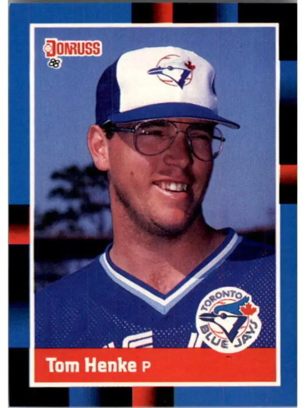 1988 Tom Henke Donruss Baseball Card #490